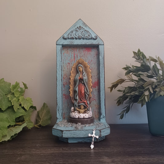 Mini Guadalupe Shrine Set