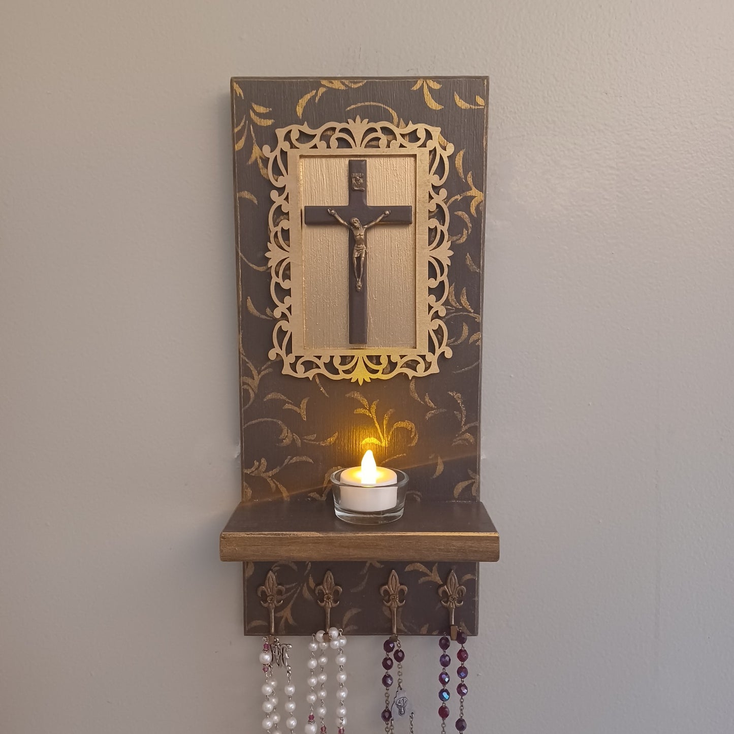 Crucifix Rosary Holder